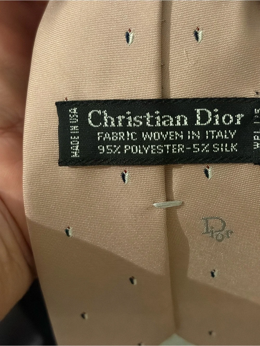Dior silk tie